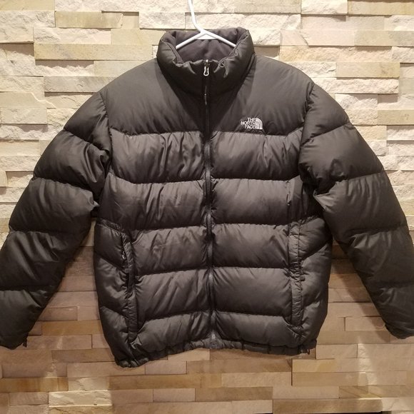 North Face Mens XL Black Retro Vintage 96 Nuptse Puffer Down Jacket Coat Ski